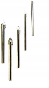 Wiertło Forsage WIERTŁA DO SZKŁA I GLAZURY ZESTAW 5EL 4 -10MM 3