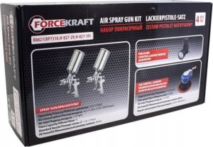 Forcekraft Pistolet lakierniczy szlifierka pneumatyczna - zestaw 3