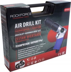 Rockforce Wiertarka pneumatyczna bity wiertła Zestaw 20 el. 2