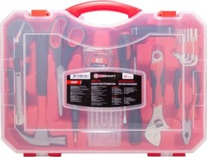 Zestaw narzędzi Forcekraft Zestaw narzędziowy 26 el. Kombinerki wkrętaki młotek 3