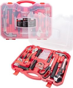 Zestaw narzędzi Forcekraft Zestaw narzędziowy 26 el. Kombinerki wkrętaki młotek 5