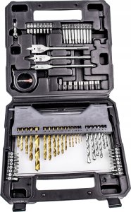 Zestaw narzędzi Forcekraft Zestaw narzędzi 71el. - nasadki (4-10mm), bity, wiertła 5