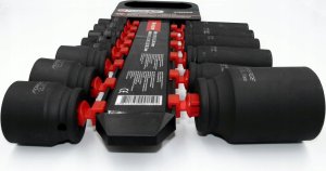 Forsage Zestaw nasadek udarowych kombi 14el. 1/2" (krótkie: 10-32mm; głębokie: 17-36mm) 3