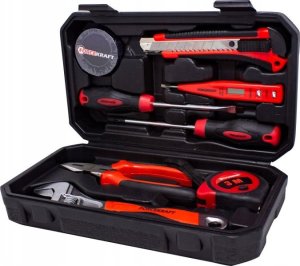 Zestaw narzędzi Forcekraft Zestaw narzędziowy 9 el. Kombinerki wkr ętaki młotek 4