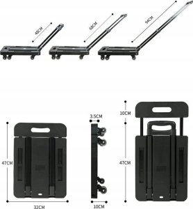 Rockforce Składany wózek transportowy 4