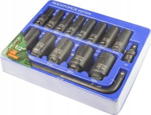 Rockforce Zestaw nasadek udarowych 1/2"  15el. 3