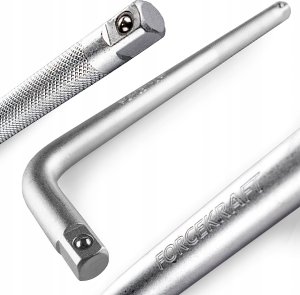 Forcekraft Pokrętło typu L Cr-V 250mm 105st. 1/2"x1/2" dwustronne 3