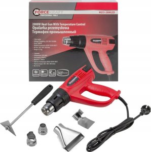 Forcekraft Opalarka elektryczna z dyszami (230V, 50/60Hz, 2000W, 60/350/600stopni, 50/300/500l/min) 1