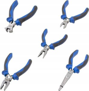 Forsage Zestaw szczypiec mini 5el. 5"-125mm (obcinaki boczne, szczypce, kombinerki) 1
