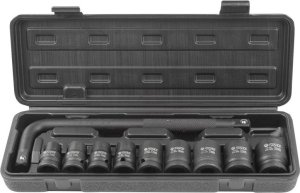 Zestaw narzędzi Forsage Zestaw narzędzi udarowych 1/2" 10el. (10-24mm) 3