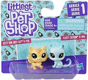 Figurka Hasbro Littlest Pet Shop Dwupak, Kitty & Fluffy (B9389/C1677) 1