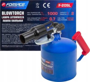 Forsage Lampa lutownicza benzynowa w komplecie z akcesoriami (F-20SL) 5