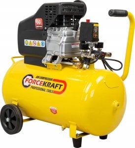 Sprężarka Forcekraft Sprężarka tłokowa z bezpośrednim napędem (2.0kW,  zbiornik 50l, 8 bar, 180L/m, 230V) 1