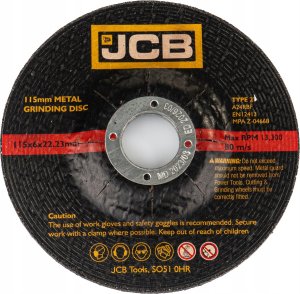 Szlifierka JCB Szlifierka kątowa akumulatorowa 18V 4,5" - 115mm (bez akumulatora) 14