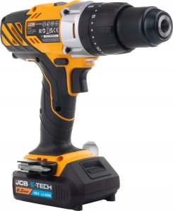 Wiertarko-wkrętarka JCB Wiertarko-wkrętarka akumulatorowa 18V (kpl.: akumulator 2Ah, ładowarka, torba) 13