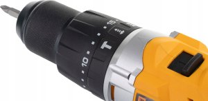 Wiertarko-wkrętarka JCB Wiertarko-wkrętarka akumulatorowa 18V (kpl.: akumulator 2Ah, ładowarka, torba) 14