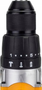 Wiertarko-wkrętarka JCB Wiertarko-wkrętarka akumulatorowa 18V (kpl.: akumulator 2Ah, ładowarka, torba) 6