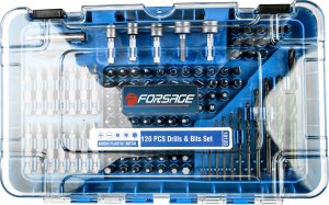 Zestaw narzędzi Forsage Zestaw wierteł i bitów 120el. 6