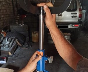 Forsage Podnośnik hydrauliczny do skrzyń biegów 0,5t (h min: 110cm, h max: 185cm) 6