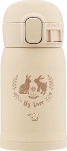 ZOJIRUSHI Kubek termiczny na herbatę SM-WP24-CM Beżowy 240ml Japoński 1