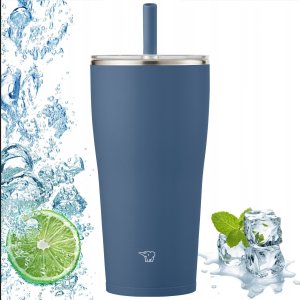 ZOJIRUSHI Kubek termiczny z słomką do biura SX-HA72H-AM 720 ml Granatowy 1