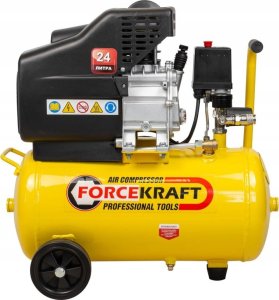 Sprężarka Forcekraft Sprężarka tłokowa z bezpośrednim napędem (1.5kW,  zbiornik 24l, 8bar, 180l/m, 230V) 3