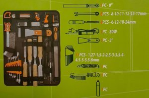 Zestaw narzędzi Isma Zestaw narzędzi 1/2" 1300el. (5-13mm) (6-kątnych) 14