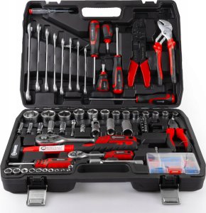 Zestaw narzędzi Forcekraft Zestaw narzędzi 99el. 1/4", 1/2" (6-kątnych) 2