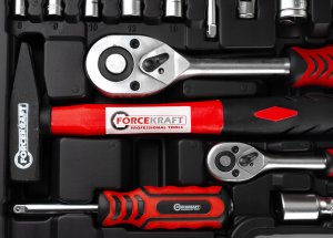 Zestaw narzędzi Forcekraft Zestaw narzędzi 99el. 1/4", 1/2" (6-kątnych) 5