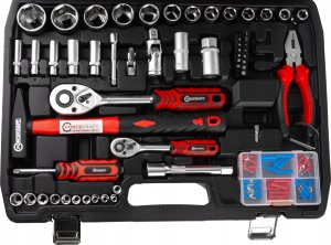 Zestaw narzędzi Forcekraft Zestaw narzędzi 99el. 1/4", 1/2" (6-kątnych) 6