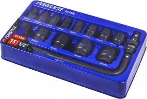 Forsage Zestaw nasadek udarowych 1/2" 15el. (6-kątnych) (10-32mm) 4