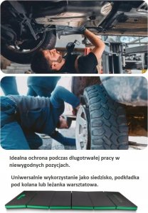 Rockforce Składana mata warsztatowa 1210x455x30mm 6