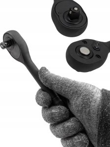 Forcekraft Grzechotka z rękojeścią radełkowaną 1/2" 5