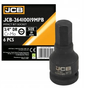 JCB Nasadka-bit udarowa 3/4" 19mm (6-kątna) 1