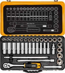 Zestaw narzędzi JCB Zestaw narzędzi 1/2" 36el. (8-32mm) (6-kątnych) 3