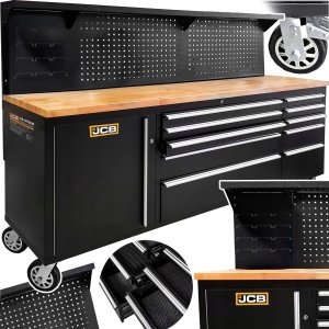 JCB Stół warsztatowy metalowy przenośny 13