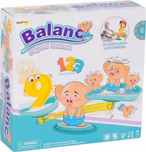 Pegaz RÓWNOWAŻNIA PROSIACZEK WAGA NAUKA LICZENIA CYFRY 2