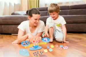 Pegaz RÓWNOWAŻNIA PROSIACZEK WAGA NAUKA LICZENIA CYFRY 3