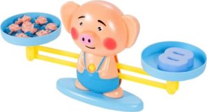 Pegaz RÓWNOWAŻNIA PROSIACZEK WAGA NAUKA LICZENIA CYFRY 4