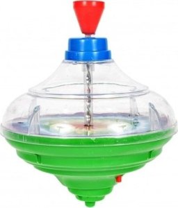 Malis Świecący kolorowy bąk bączek światło dźwięk 4