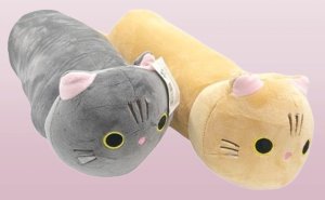 Pegaz Toys Przytulanka Poduszka Maskotka Kotek Wałek 46 cm 4