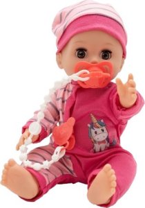 Askato Lalka Tosia z wanienką w różowym Ubranku z Akcesoriami 4