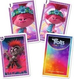 Trefl Karty Piotuś Gra Pamięciowa Trolls World Rour Trefl 2