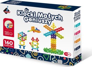 Askato Klocki Małych Geniuszy Kolorowe Kulki 160 elementów 2