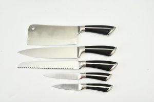 Elitehoff ZESTAW 9 ELEM. NOŻY KUCHENNYCH W STOJAKU Z OSTRZAŁKĄ I NOŻYCAMI E-6263 3