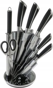 Elitehoff ZESTAW 9 ELEM. NOŻY KUCHENNYCH W STOJAKU Z OSTRZAŁKĄ I NOŻYCAMI E-6265 4