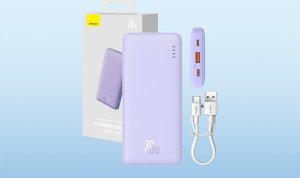 Powerbank Baseus Airpow 10000mAh Fioletowy 11
