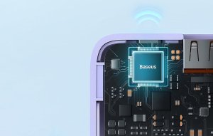 Powerbank Baseus Airpow 10000mAh Fioletowy 14