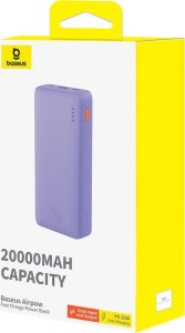 Powerbank Baseus Powerbank Airpow 20000mAh 20W (fioletowy) 5