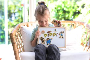 Pippi Litery magnetyczne i obrazki 72 szt. 3